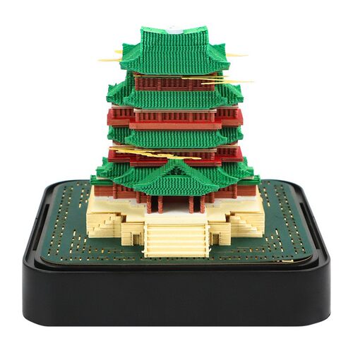 滕王阁黄鹤楼3D带灯纸雕礼盒