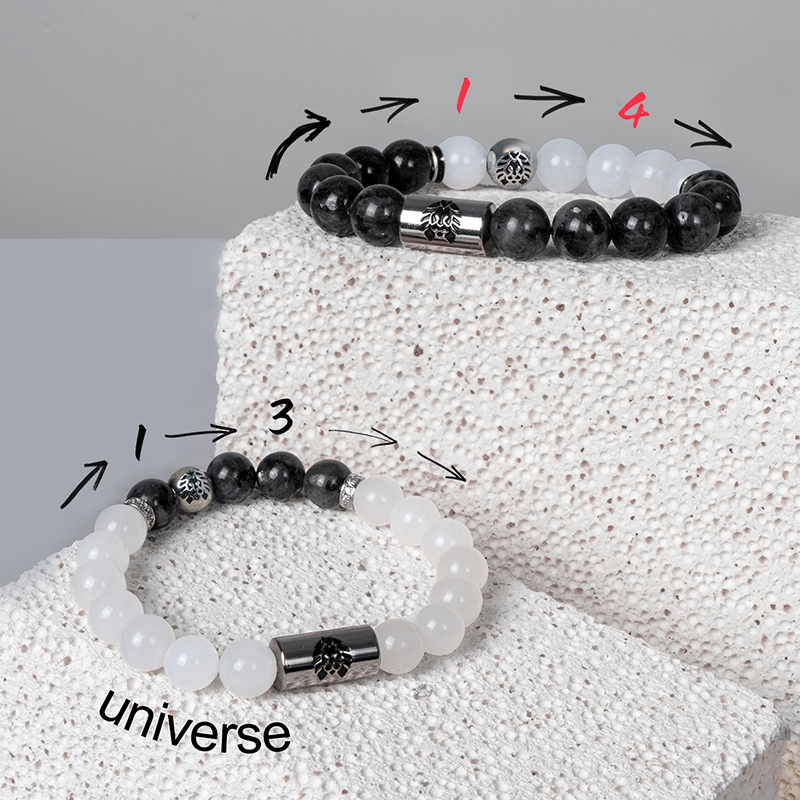 RASTACLAT黑白乾坤2.0手链