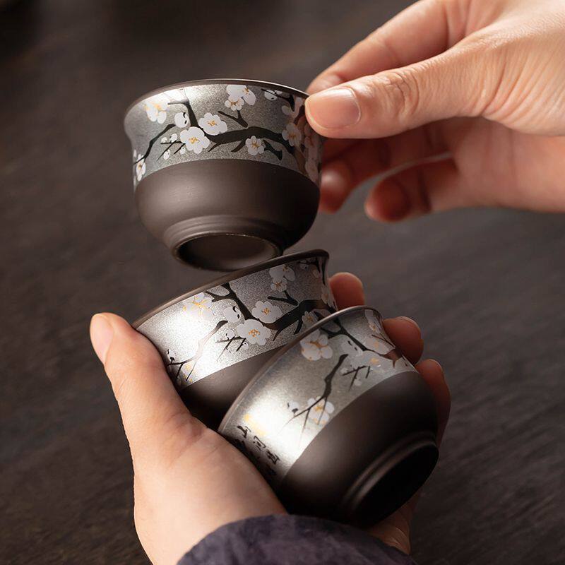 一人独饮茶具高档紫砂功