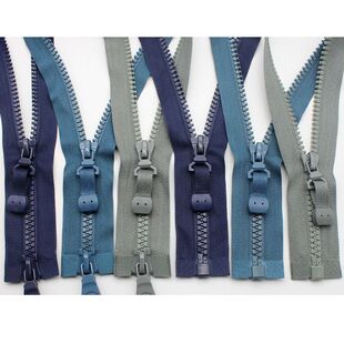 拉链衣服专用树脂6号8号双头双开单开拉链棕色绿色拉头6vs外套门