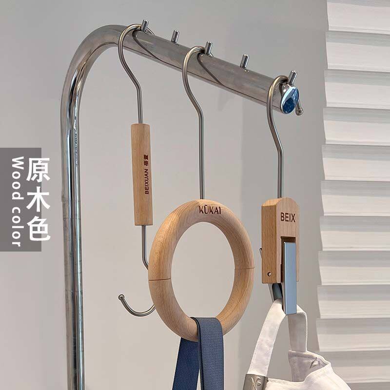 衣架连接挂钩服装店实木s