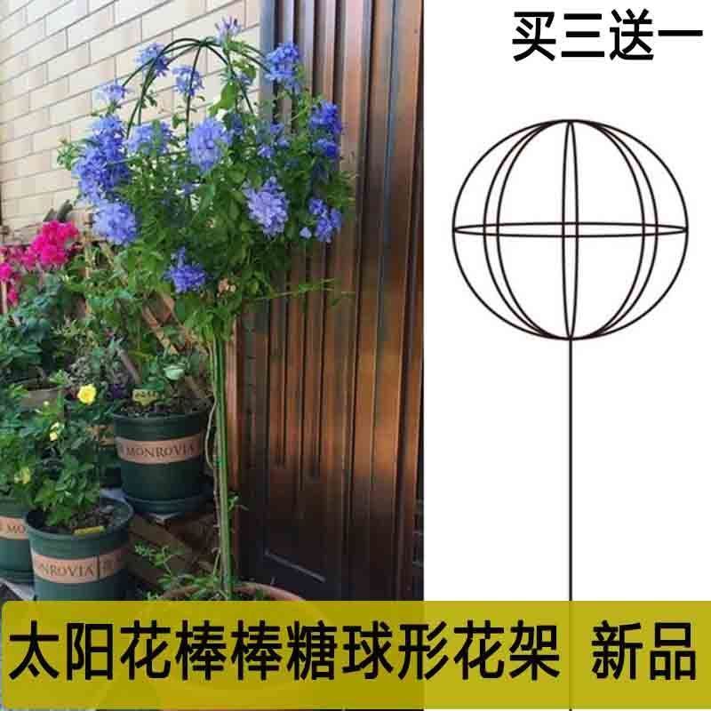 花卉造型骨架太阳花架子棒棒糖花支架爬藤架球形铁线莲支架飘香藤