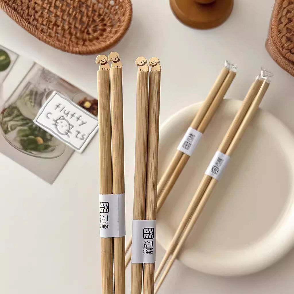 个人专用精致筷子创意竹