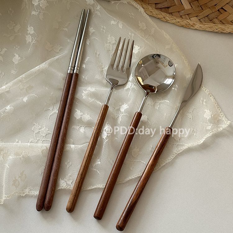 食用级不锈钢筷子北欧ins