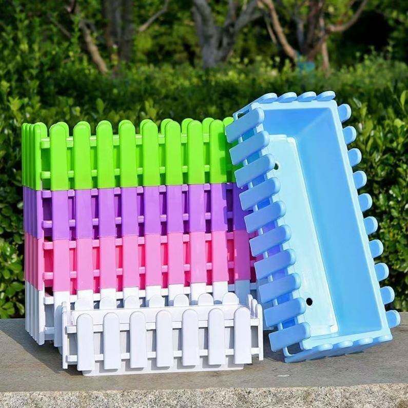 栅栏式花盆长条长方形花槽塑料种菜园花箱大号种菜盆阳台专用居家