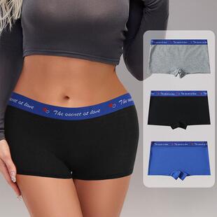 Underwear Women Waist Boyshorts Elastic Coverage Boxer Brief