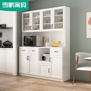 现代简约餐边柜一体靠墙家用餐厅柜子高餐柜碗柜酒柜桌边柜定制G9