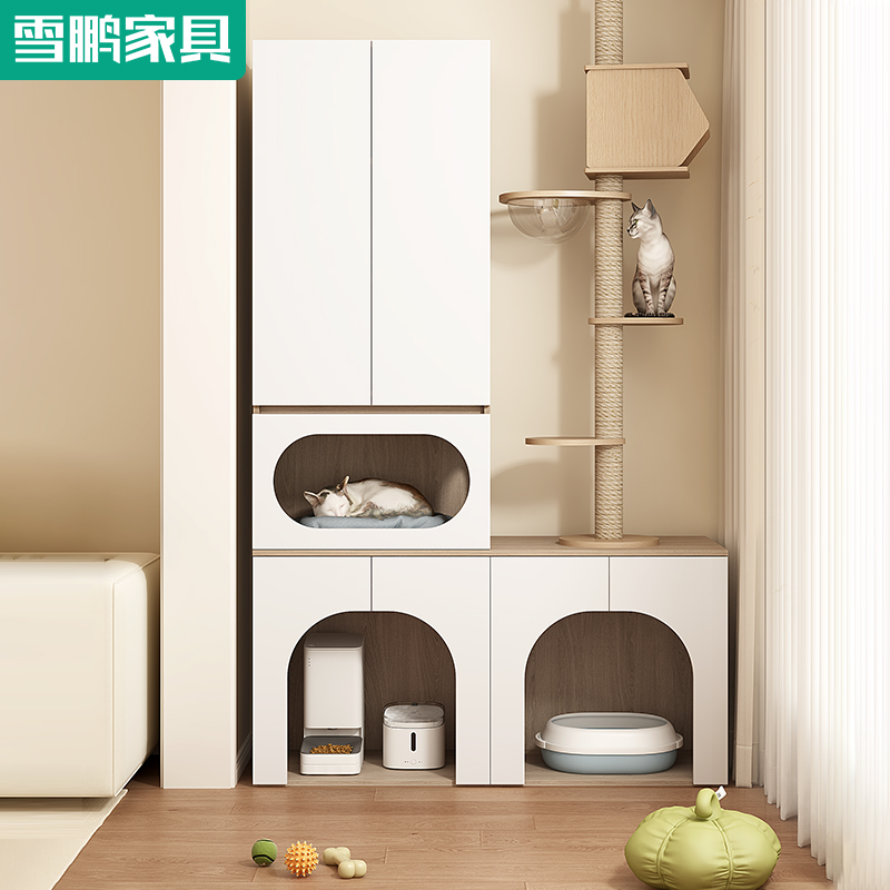 2025新款猫别墅阳台柜