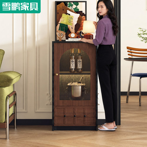新款实木酒柜展示柜组合餐边柜