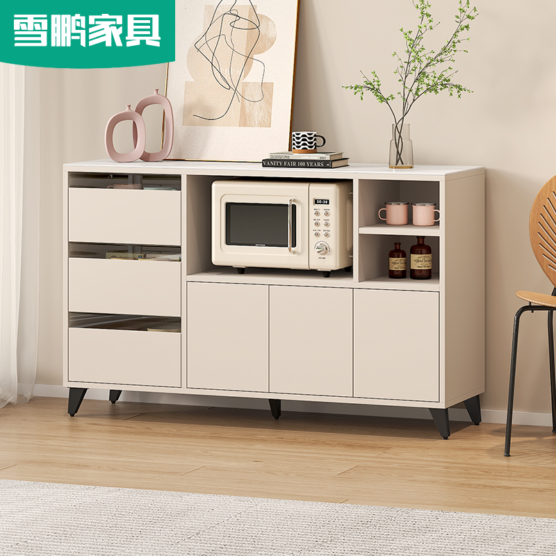 简约超薄厨房高脚储物柜客厅酒柜餐边柜家用靠墙边柜置物柜6G207