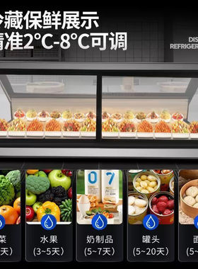 保鲜柜小型商用展示柜摆摊三轮车熟食移门冷藏烧烤单冷藏冰箱卧式