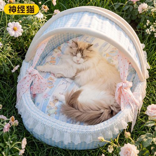 新型猫窝猫床半封闭式宠物帐篷