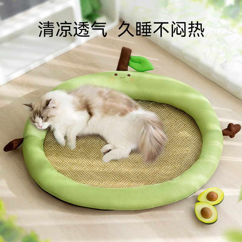夏日消暑专用猫咪凉席围挡窝