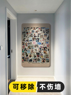毛毡板创意照片墙毛毡自粘墙贴墙板墙上挂式家用宿舍留言板桌面装