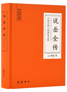 中国古典小说普及文库：说岳全传