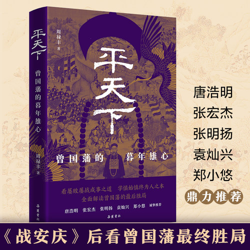 【精装】平天下：曾国藩的暮年雄心 全面解读晚晴名臣曾国藩的最终胜局 看屡败屡战成事之道，学慎始慎终为人之本周禄丰著历史书籍