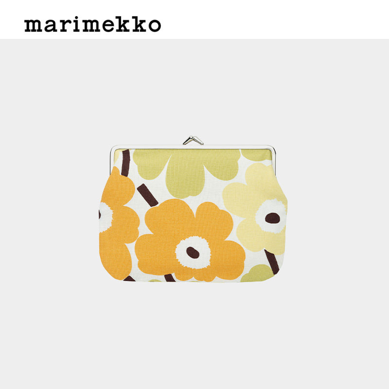 Marimekko【亚洲限定系列】Unikko游霓可金属框架钱包口金包