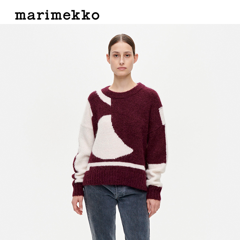 Marimekko针织衫印花长袖