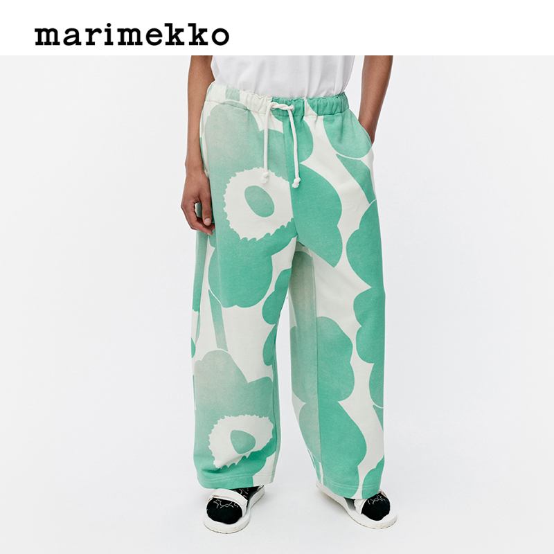 【 UNIKKO游霓可印花】Marimekko早秋休闲直筒长裤