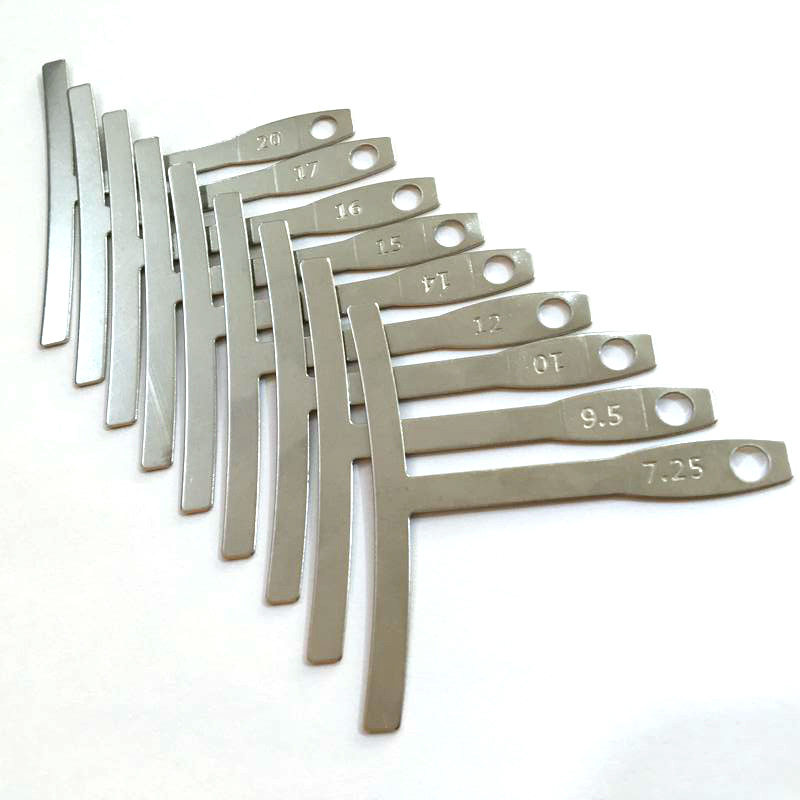 木电吉他通用弧度尺品丝指板测量维修维护调节t型尺9件套专业工具