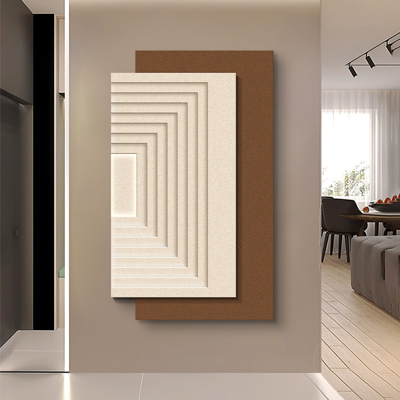 意式极简玄关装饰画轻奢高级感壁画高档客厅走廊过道挂画2024新款