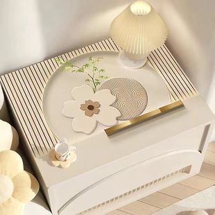 床头柜子盖布床头柜桌垫垫子防水盖布皮革桌面垫防尘保护套罩2026