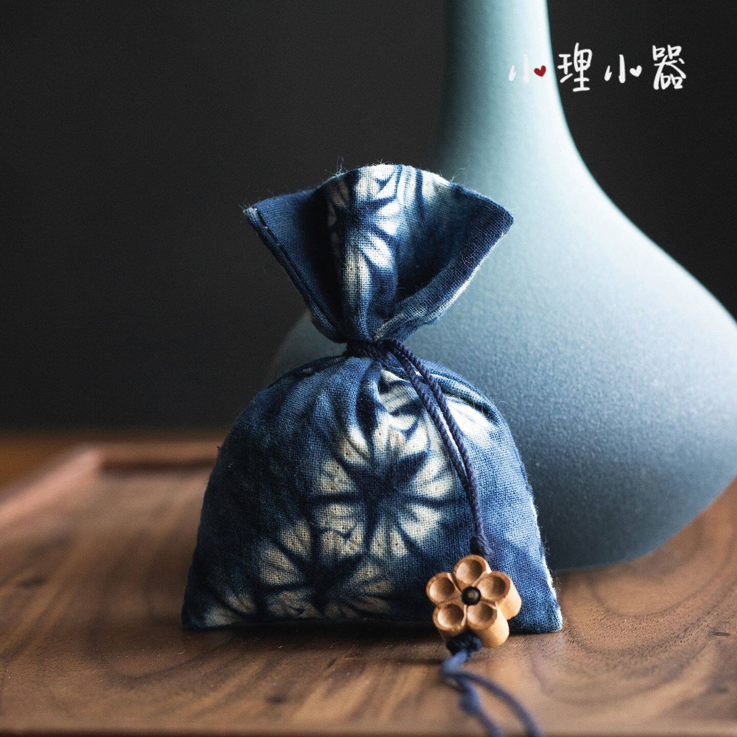 扎染小饰品香囊丨手工植