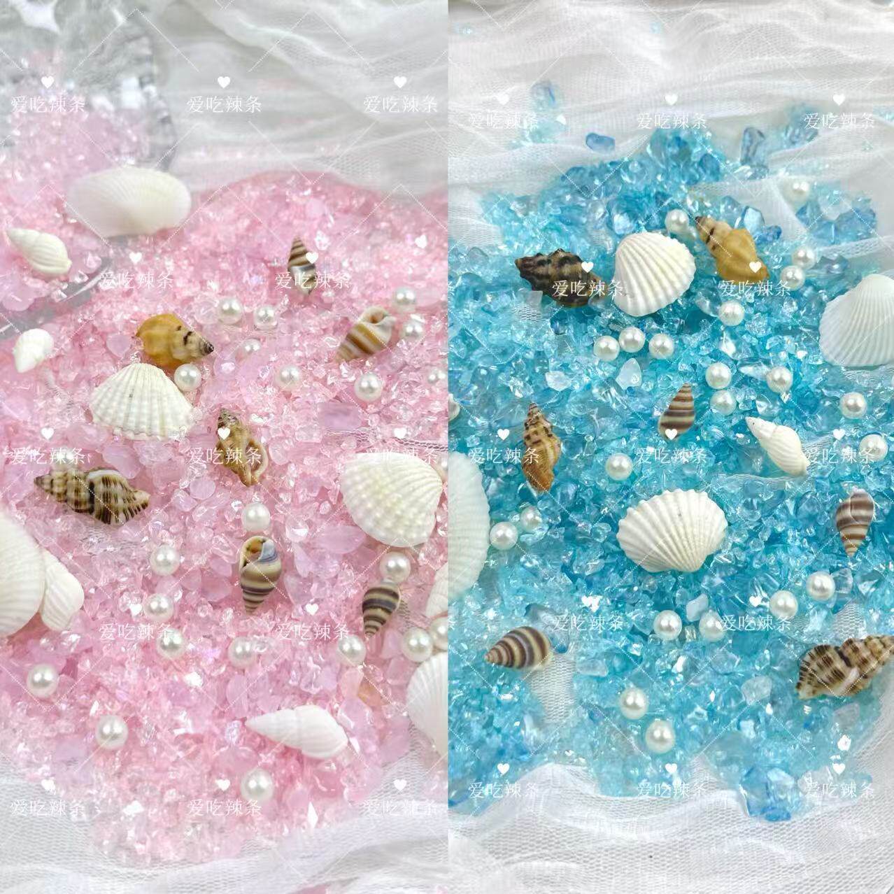 精致小鱼缸造景海盐碎石