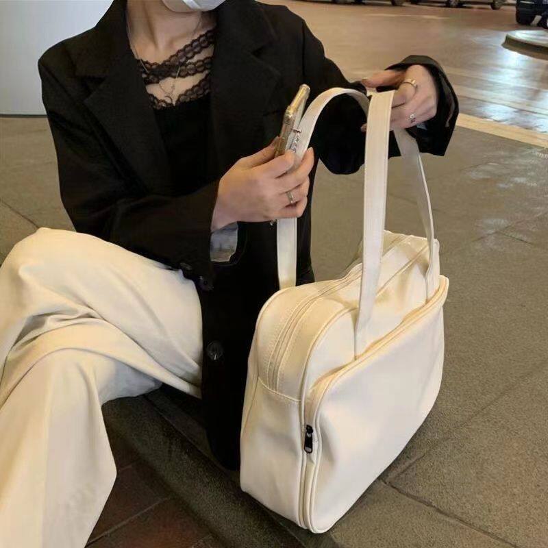 女士高颜值电脑包16寸电脑托特包14寸大容量手提短途出差旅行单肩
