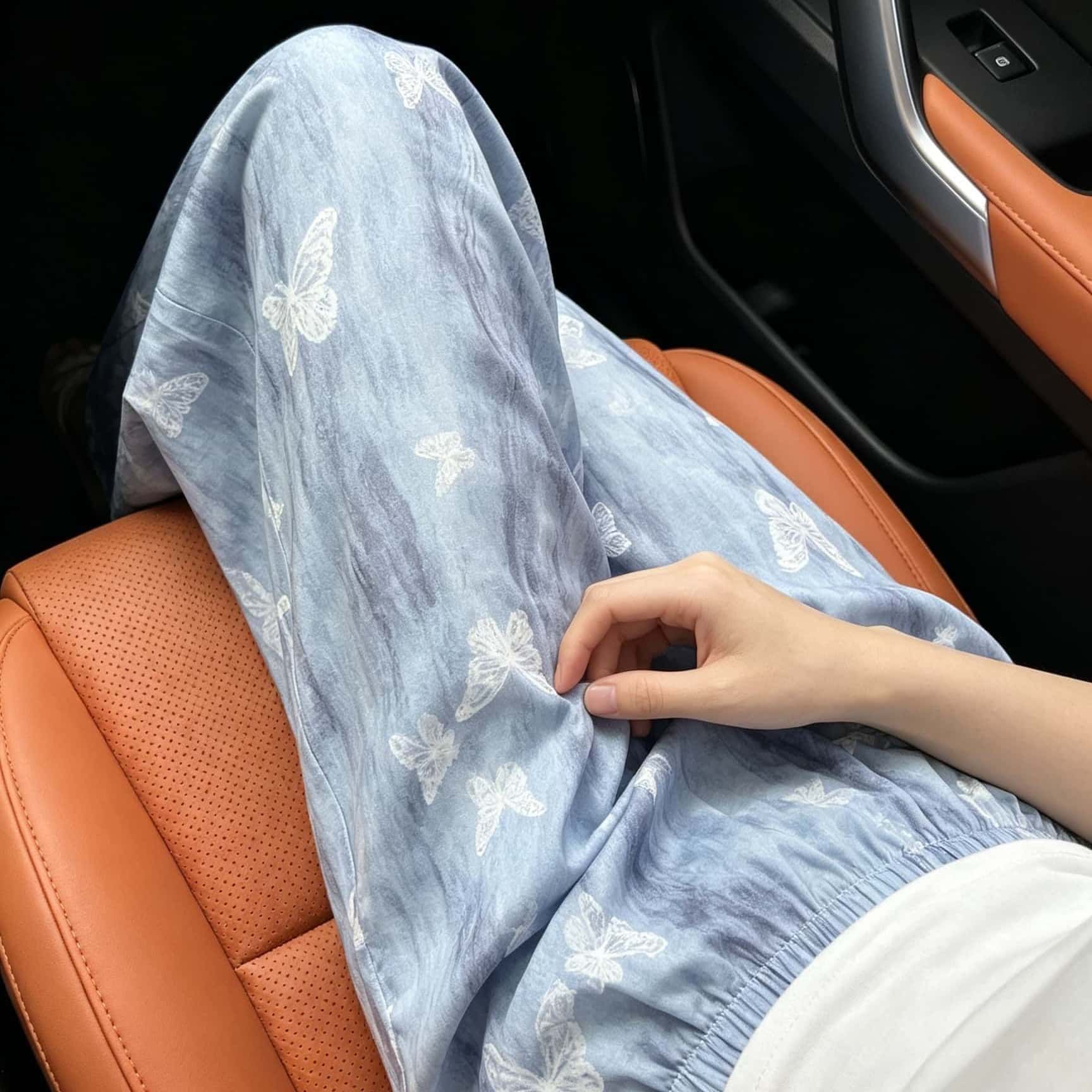 棉绸裤子女外穿小个子夏