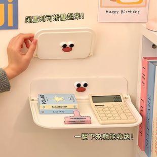 床边悬浮支架床头手机置物架迷你床头柜卧室学生宿舍可折叠墙上悬