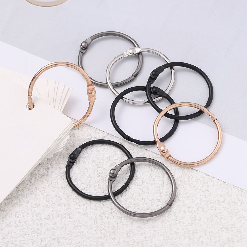 活口环卡扣金属色书圈合
