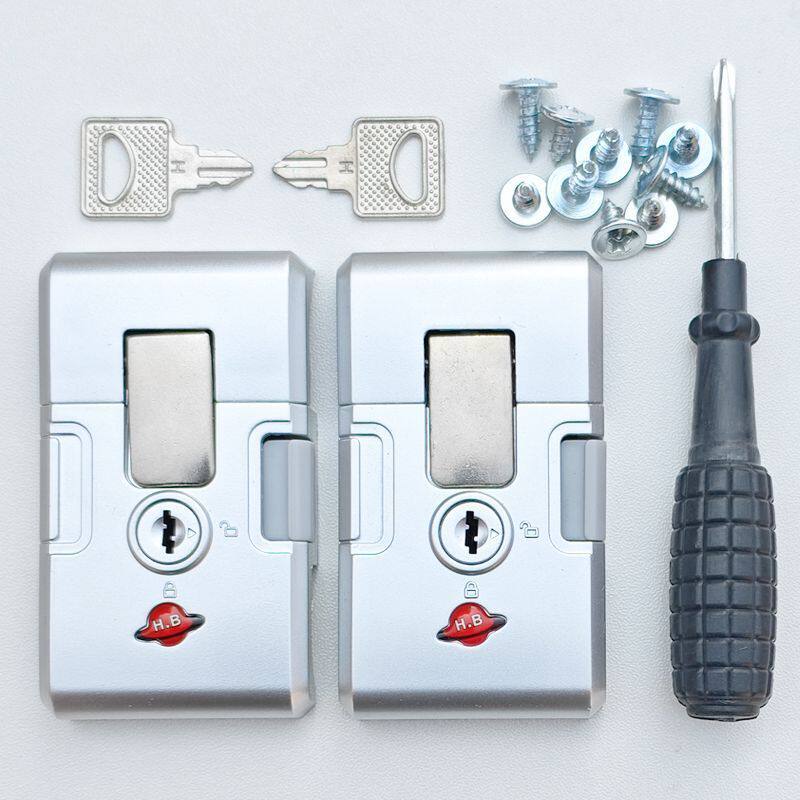 拉杆箱配件大全行李箱通用锁扣配件拉杆箱钥匙卡扣零件HB扣锁皮箱