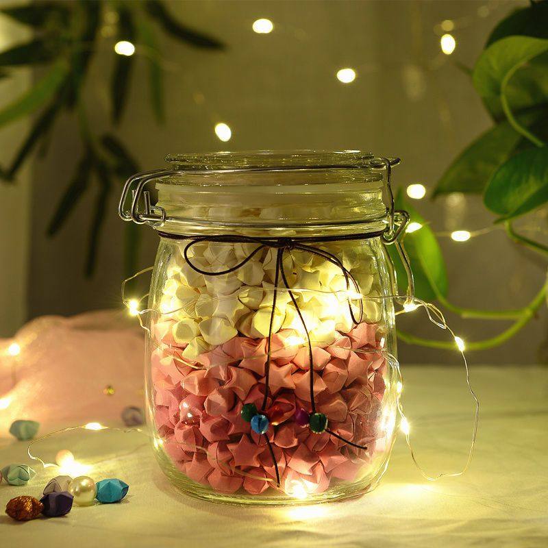 装星星的玻璃罐小罐子装纸条玻璃星星罐子折纸许愿瓶透明幸运星瓶,家居饰品,幸运星/瓶,淘宝优惠券,粉丝福利购,淘宝优惠卷