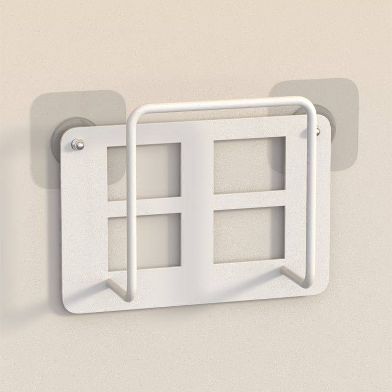 无线网收纳盒路由器放置壁挂墙上机顶盒双层置物架打孔支架wifi收