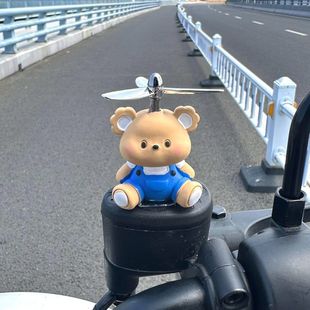 婴儿车上玩具挂件小黄鸭风车车载摆件汽车自行车装饰品电瓶车电动