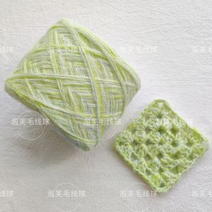 钩帽子的专用线软软糯糯手混线合集毛线100克钩针包包棒针毛衣围