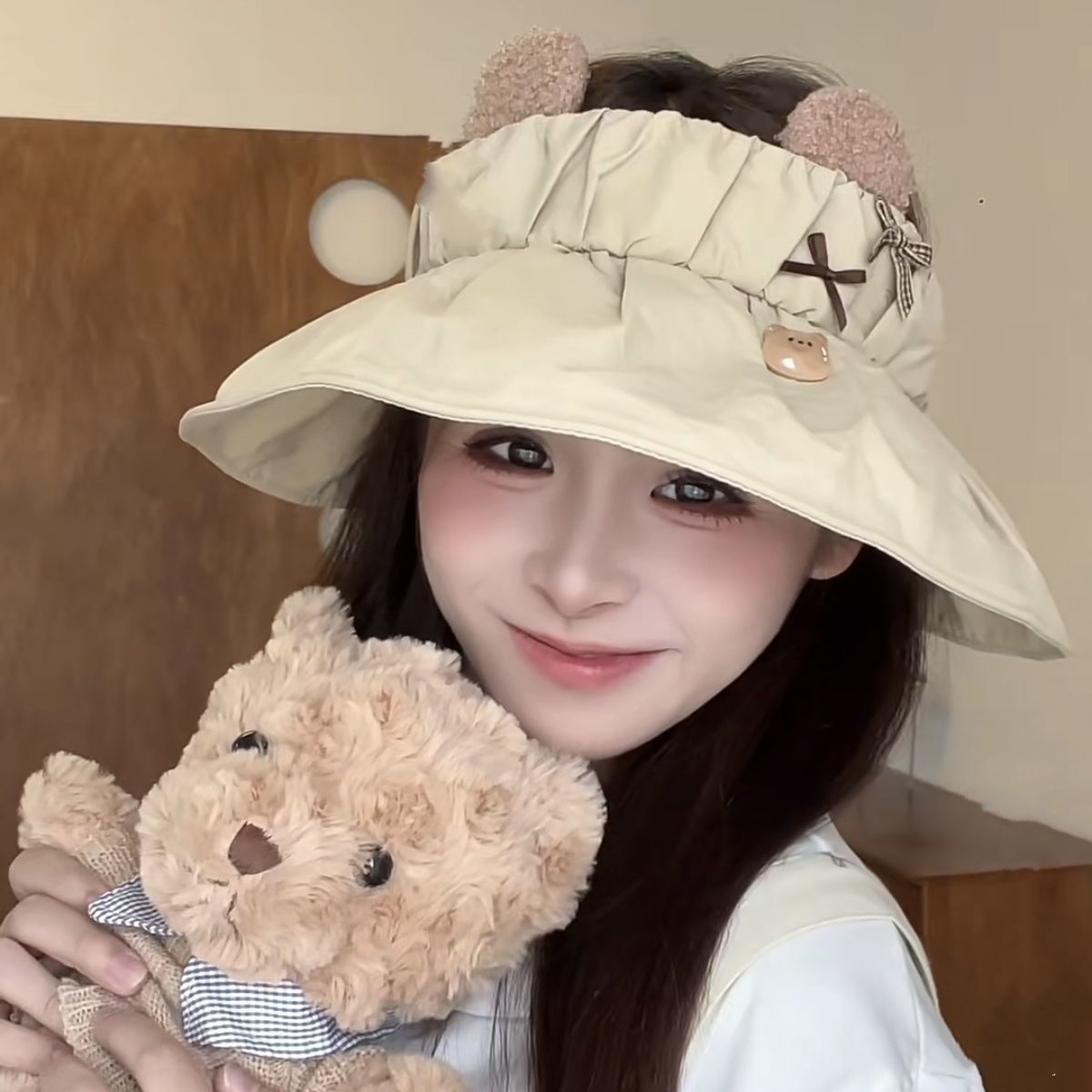 高效防晒空顶帽夏季清新