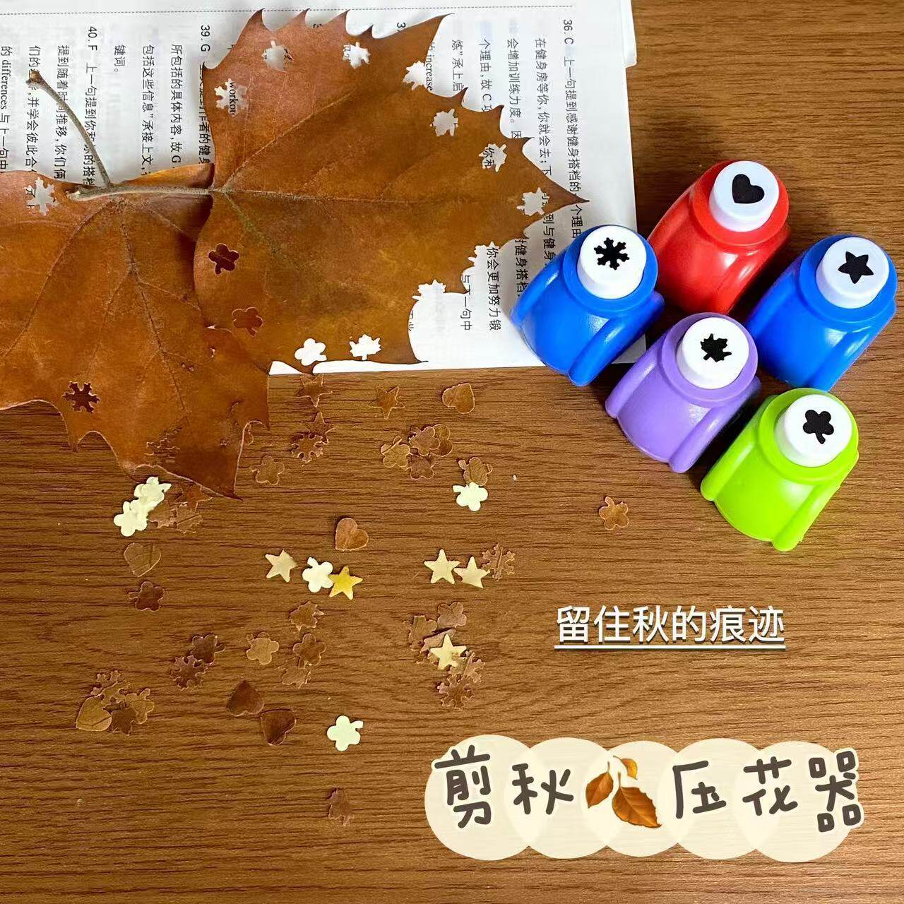 树叶打孔器机星星瓶DIY装