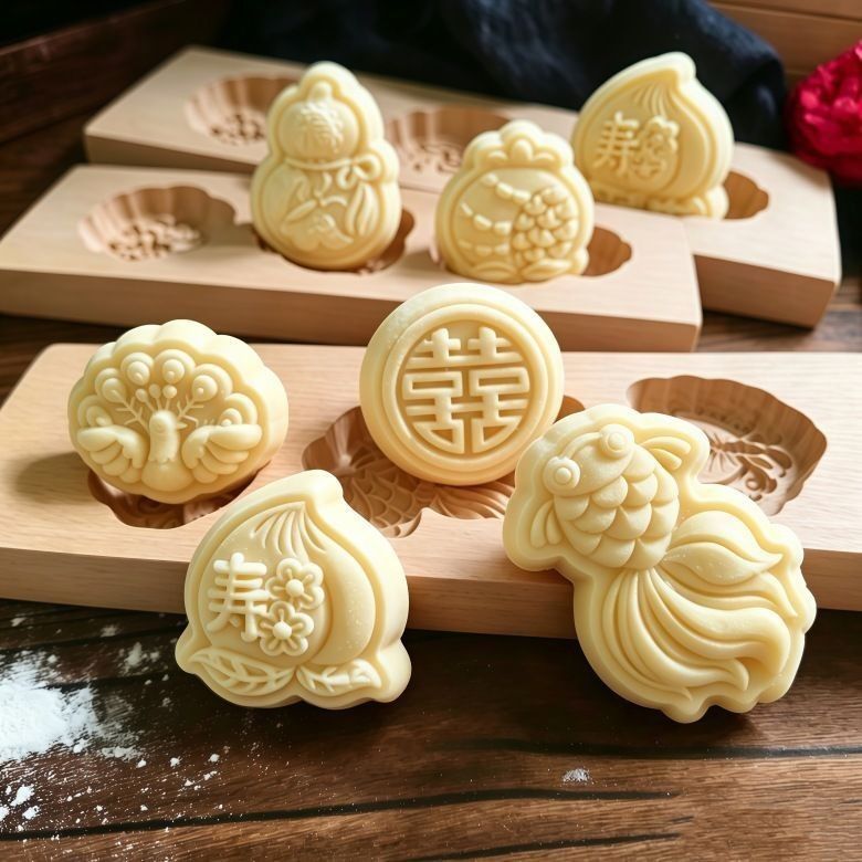 山东巧果模具传统饽花七