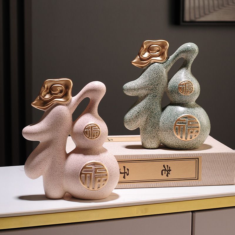 客厅高端精致摆件新中式