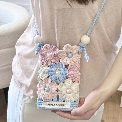 手工编织自己做包包春日