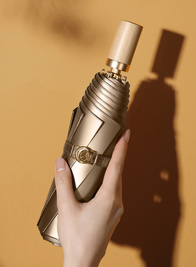 双层太阳伞超强防晒防紫外线女专业遮阳伞晴雨两用黑胶雨伞upf50+