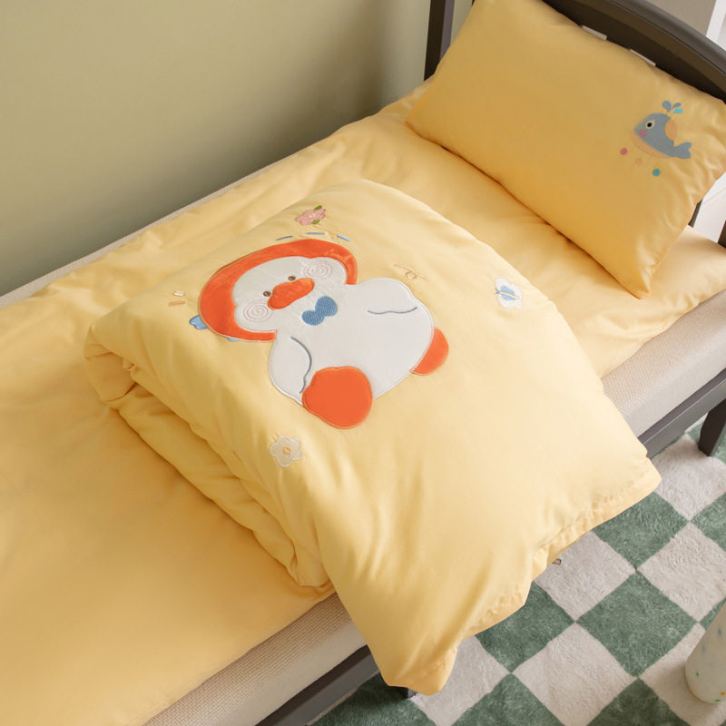 幼儿园被子三件套纯棉被套被褥含芯宝宝入园小被子六件套儿童床品