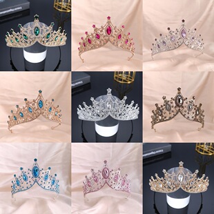 新娘皇冠高级感发箍头饰结婚韩式生日成人礼物儿童小公主奢华