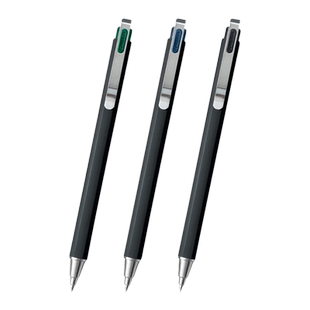 日本Sakura樱花中性笔Ballsign iD Plus五彩斑斓按动式水笔高颜值商务办公签字笔大容量可换替芯中性笔0.5mm