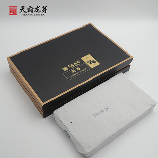 天府龙芽四川黑茶老树砖茶高档年份茶叶礼盒装过节送礼长辈500g