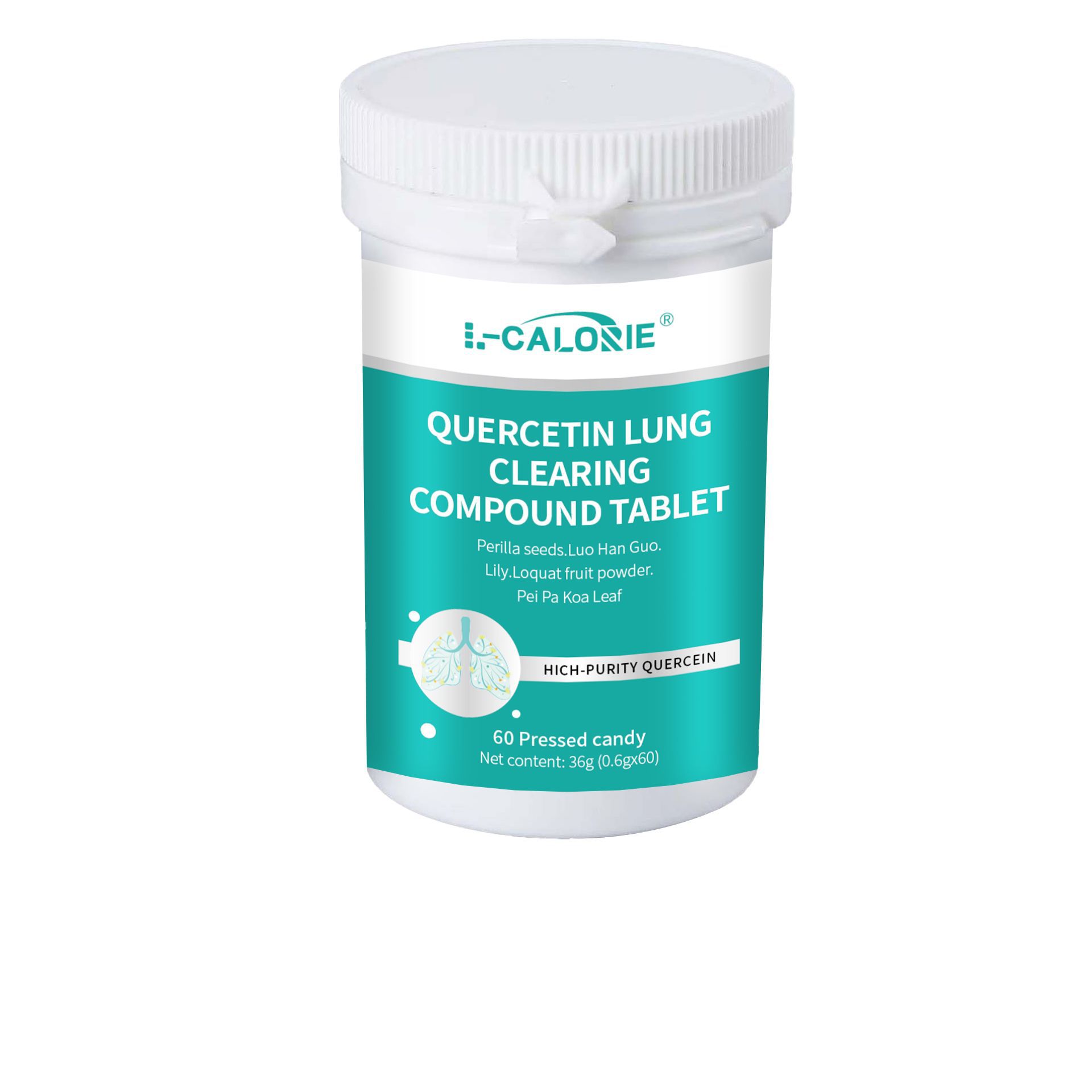 QUERCETIN-LUNG36克蓝瓶白盖60片/盒现货速发
