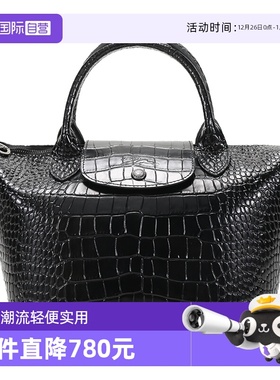 【自营】Longchamp珑骧 女士牛皮短柄手提包饺子包小号 1512 HVC