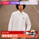 自营 KENZO 高田贤三男士 logo刺绣白色衬衫 商务休闲舒适百搭